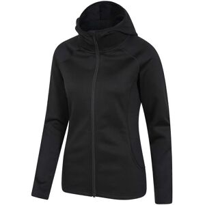 Mountain Warehouse Dames Full Zip Hoodie - Zwart - Maat 6 Mountain Warehouse Dames Full Zip Hoodie - Zwart - Maat 6