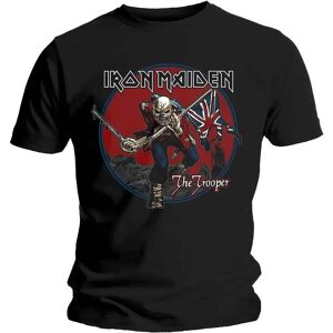 Iron Maiden Unisex Adult Trooper Red Sky T-Shirt - T-Shirt Iron Maiden Unisex Adult Trooper Red Sky T-Shirt - T-Shirt
