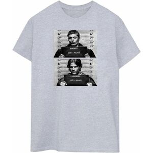 Supernatural Winchester Mugshot T-Shirt - Mens Grey - T-Shirt Supernatural Winchester Mugshot T-Shirt - Mens Grey - T-Shirt