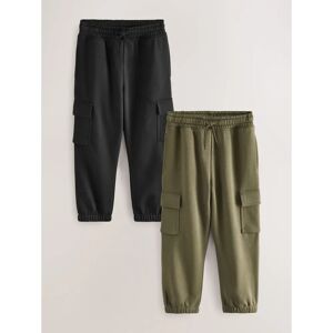 Next - Cargo Joggers 2 Pak - 3-16 år - Bomuldstæt - Bukser Next - Cargo Joggers 2 Pak - 3-16 år - Bomuldstæt - Bukser