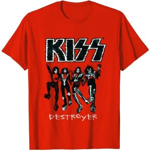 Kiss Destroyer Sketch Cotton T-Shirt XL - T-Shirt Kiss Destroyer Sketch Cotton T-Shirt XL - T-Shirt