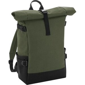 Sac à dos Bagbase Block Roll Top - Polyester, Ordinateur, Réglable Sac à dos Bagbase Block Roll Top - Polyester, Ordinateur, Réglable