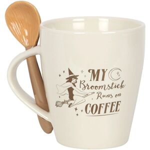 Something Different My Broomstick Runs On Coffee Mug & Spoon Set - Coffee Mug & Spoon Set Something Different My Broomstick Runs On Coffee Mug & Spoon Set - Coffee Mug & Spoon Set