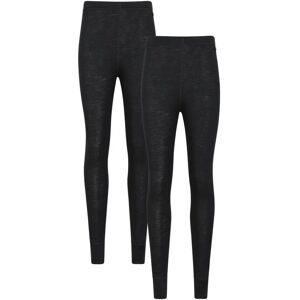 Mountain Warehouse Damen Merino Wolle Basisschicht Unterteile - Schwarz - Größe 16 Mountain Warehouse Damen Merino Wolle Basisschicht Unterteile - Schwarz - Größe 16