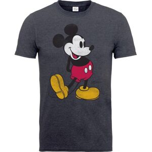 Disney Mickey Mouse Vintage T-Shirt - Unisex Antraciet S Disney Mickey Mouse Vintage T-Shirt - Unisex Antraciet S