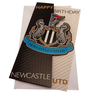 Newcastle United FC Birthday Card - Crest, Text, Multicoloured Newcastle United FC Birthday Card - Crest, Text, Multicoloured