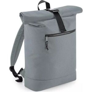 Bagbase Recycled Roll Top Backpack - Grey, One Size Bagbase Recycled Roll Top Backpack - Grey, One Size