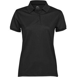 Tee Jays Womens Polo Shirt - Black - Short Sleeve Tee Jays Womens Polo Shirt - Black - Short Sleeve
