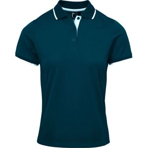 Premier Womens/Ladies Coolchecker Contrast Pique Polo Shirt - Polo Shirt Premier Womens/Ladies Coolchecker Contrast Pique Polo Shirt - Polo Shirt
