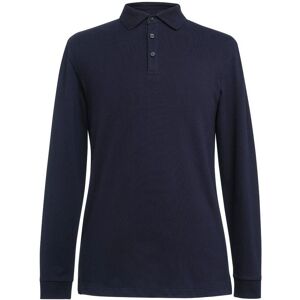 Brook Taverner Frederick Navy Polo Shirt - Mens Long-Sleeved Polo Brook Taverner Frederick Navy Polo Shirt - Mens Long-Sleeved Polo