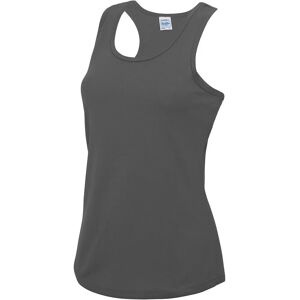 AWDis Cool Charcoal Moisture Wicking Girlie Tank Top - Tank Top AWDis Cool Charcoal Moisture Wicking Girlie Tank Top - Tank Top