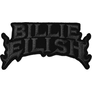 Billie Eilish - Woven Flames - Black/Grey - One Size - Patch Billie Eilish - Woven Flames - Black/Grey - One Size - Patch