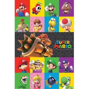 Super Mario Poster - 61x91.5 cm - Characters & Decoration Super Mario Poster - 61x91.5 cm - Characters & Decoration
