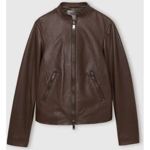 Reiss Allie Leather Jacket - Slim Fit Reiss Allie Leather Jacket - Slim Fit