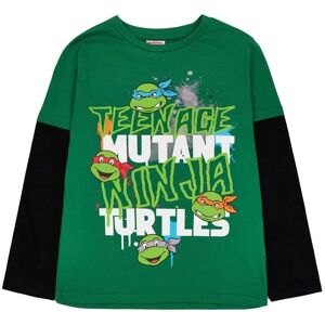 Teenage Mutant Ninja Turtles Boys Green Long-Sleeved T-Shirt - T-Shirt Teenage Mutant Ninja Turtles Boys Green Long-Sleeved T-Shirt - T-Shirt
