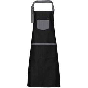 Premier Unisex Adult Apron - Black Denim - One Size Premier Unisex Adult Apron - Black Denim - One Size