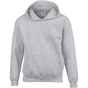 Gildan Heavy Blend Hooded Sweatshirt - Kids Sports Grey Gildan Heavy Blend Hooded Sweatshirt - Kids Sports Grey