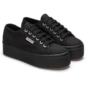 Superga Womens/ladies 2790 Linea Up Down Trainers - Black Superga Womens/ladies 2790 Linea Up Down Trainers - Black
