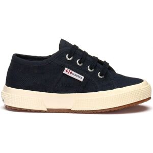 Superga Childrens Leather Trainers - Kids Navy Shoe Superga Childrens Leather Trainers - Kids Navy Shoe