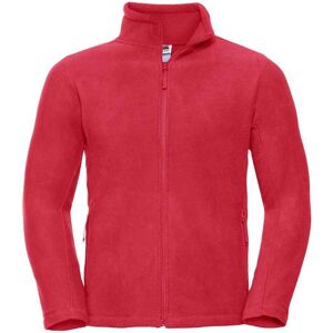 Russell Athletic Mens Outdoor Fleece Jacket - Classic Red - Wind Resistant - Modern Fit - Full Zip Russell Athletic Mens Outdoor Fleece Jacket - Classic Red - Wind Resistant - Modern Fit - Full Zip