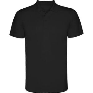 Roly Monzha Black Polo Shirt - Childrens/Kids Roly Monzha Black Polo Shirt - Childrens/Kids