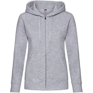 Fruit of the Loom Heather Grey Premium Hoodie voor Dames - Vrouwelijk Pasvorm Fruit of the Loom Heather Grey Premium Hoodie voor Dames - Vrouwelijk Pasvorm