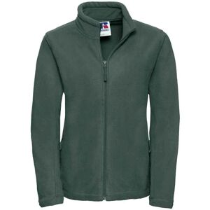 Russell Athletic Dames Groene Fleecejacke - Buiten - Small Russell Athletic Dames Groene Fleecejacke - Buiten - Small