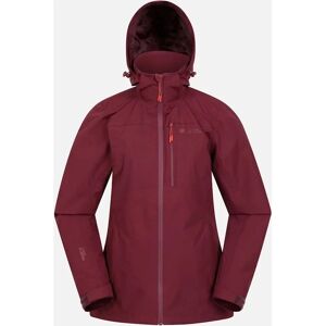 Mountain Warehouse Damen Regenwald II Wasserdichte Jacke - Rot - Größe 20 Mountain Warehouse Damen Regenwald II Wasserdichte Jacke - Rot - Größe 20