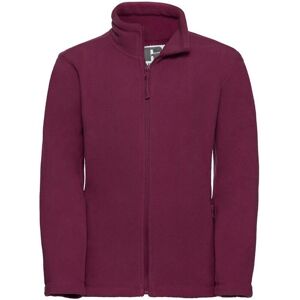 Russell Athletic Childrens Fleece Jacket - Size 7-8y - Burgundy - Unisex Russell Athletic Childrens Fleece Jacket - Size 7-8y - Burgundy - Unisex