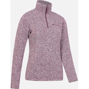 Mountain Warehouse Damen Idris Half Zip Fleece Top - Burgund - Größe 14 Mountain Warehouse Damen Idris Half Zip Fleece Top - Burgund - Größe 14