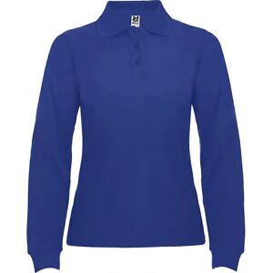 Roly Estrella Royal Blue Long-Sleeved Polo Shirt - Polo Shirt Roly Estrella Royal Blue Long-Sleeved Polo Shirt - Polo Shirt