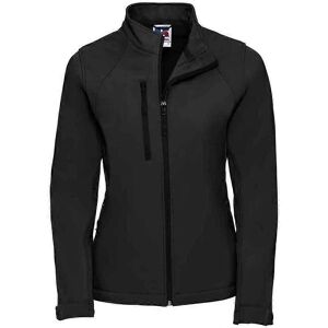 Russell Athletic Dames 3-Lagen Softshell Jas - Zwart - Jas Russell Athletic Dames 3-Lagen Softshell Jas - Zwart - Jas