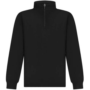 Finden & Hales Black Contrast Panel Kids Track Top - Child Finden & Hales Black Contrast Panel Kids Track Top - Child