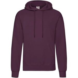 Fruit Of The Loom Burgundy Unisex Classic Hooded Sweatshirt - Hooded Sweatshirt Fruit Of The Loom Burgundy Unisex Classic Hooded Sweatshirt - Hooded Sweatshirt