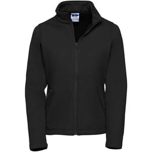 Russell Athletic Womens/ladies Smart Soft Shell Jacket - Black - 3XL Russell Athletic Womens/ladies Smart Soft Shell Jacket - Black - 3XL