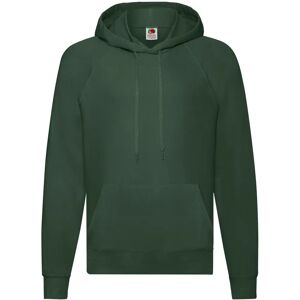Fruit of the Loom Unisex XL Bottle Green Lightweight Hoodie - Hooded Sweatshirt Fruit of the Loom Unisex XL Bottle Green Lightweight Hoodie - Hooded Sweatshirt