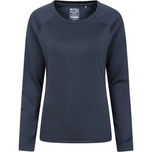 Mountain Warehouse Dames Endurance Lange Mouw Top - Marineblauw - Maat 12 Mountain Warehouse Dames Endurance Lange Mouw Top - Marineblauw - Maat 12