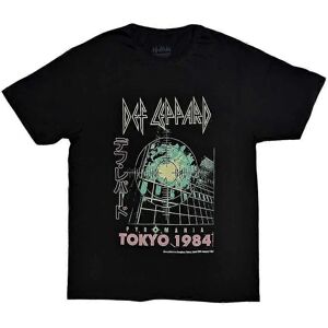 Def Leppard Unisex Tokyo T-Shirt - Black XL - T-Shirt Def Leppard Unisex Tokyo T-Shirt - Black XL - T-Shirt
