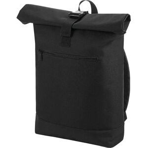Bagbase Black Roll Top Backpack - Backpack Bagbase Black Roll Top Backpack - Backpack