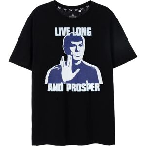 Star Trek Spock Black XL T-Shirt - Men's Official Star Trek Spock Black XL T-Shirt - Men's Official