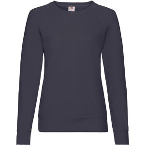 Fruit of the Loom Lichtgewicht Dames Raglan Sweatshirt Marineblauw Fruit of the Loom Lichtgewicht Dames Raglan Sweatshirt Marineblauw