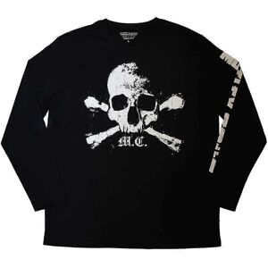 Motley Crue Unisex Adult Orbit Skull Sleeve Print Long-Sleeved T-Shirt Motley Crue Unisex Adult Orbit Skull Sleeve Print Long-Sleeved T-Shirt