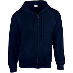 Gildan Navy Heavy Blend Full Zip Hoodie - Hoodie Gildan Navy Heavy Blend Full Zip Hoodie - Hoodie