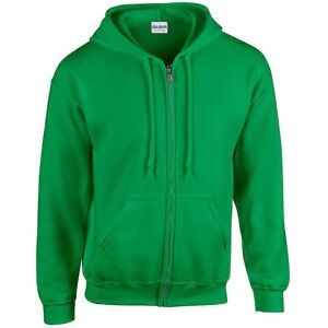 Gildan Heavy Blend Full Zip Hoodie Irish Green - Hoodie Gildan Heavy Blend Full Zip Hoodie Irish Green - Hoodie