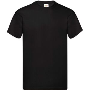 Fruit of the Loom 3XL Black Classic Crew Neck T-Shirt Fruit of the Loom 3XL Black Classic Crew Neck T-Shirt