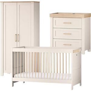 Silver Cross Seville cotbed set - White/Oak Nursery furniture Silver Cross Seville cotbed set - White/Oak Nursery furniture