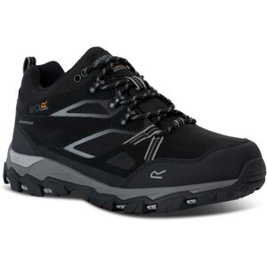 Regatta Mens Holcombe III Low Waterproof Walking Shoes Black Granite - Walking Shoes Regatta Mens Holcombe III Low Waterproof Walking Shoes Black Granite - Walking Shoes
