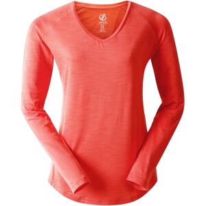 Dare2b Womens Discern Wicking Long Sleeve Running T Shirt Peach Bloom - T-Shirt Dare2b Womens Discern Wicking Long Sleeve Running T Shirt Peach Bloom - T-Shirt