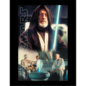 Star Wars Obi Key Art Framed Poster - Movie Scene - 40cm x 30cm Star Wars Obi Key Art Framed Poster - Movie Scene - 40cm x 30cm