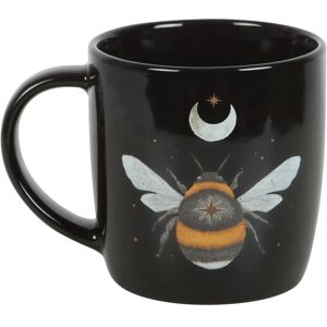 Something Different Forest Bee Mug - Ceramic, 340L, Black/White Something Different Forest Bee Mug - Ceramic, 340L, Black/White